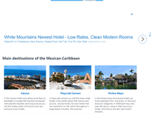 Tablet Screenshot of mexicancaribbean.com